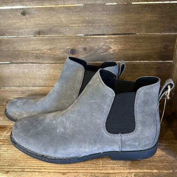 New NWOB Mens Born Shane Gray Suede Comfort Chelsea‎ Ankle Boots Size 12 M main image 6